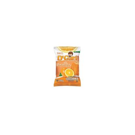 Caja Gelatina Naranja D´Gari 120G/50P-todoymasaquí-Caja Gelatina Naranja D´Gari 12