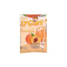 Caja Gelatina Durazno D´Gari 120G/50P-todoymasaquí-Caja Gelatina Durazno D´Gari 12