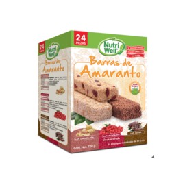 Nutri Well barras de amaranto 24P/30G - KOZ-todoymasaquí-Nutri Well barras de amaranto 2