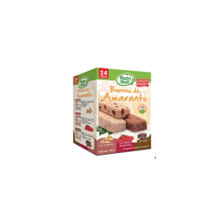 Nutri Well barras de amaranto 24P/30G - KOZ-todoymasaquí-Nutri Well barras de amaranto 2