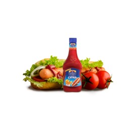 Caja Salsa Tipo Catsup Clemente Jacques Squeeze 680M/12P-todoymasaquí-Caja Salsa Tipo Catsup Clemente