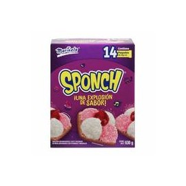 Sponch Marinela Galleta con Malvavisco 630g- ZK-todoymasaquí-Sponch Marinela Galleta con Mal