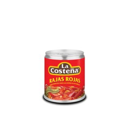 Caja Chiles Rajas Rojas La Costeña 105G/40P-todoymasaquí-Caja Chiles Rajas Rojas La Cost