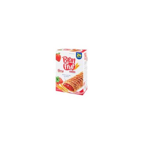 Barras de Hojaldre Bran Frut Sabor Fresa 24P/40G - ZK-todoymasaquí-Barras de Hojaldre Bran Frut Sa