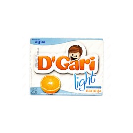 Media Caja Gelatina D'Gari Light Naranja 20G/12P-todoymasaquí-Media Caja Gelatina D'Gari Ligh