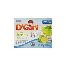 Media Caja Gelatina D'Gari Light Limón 20G/12P-todoymasaquí-Media Caja Gelatina D'Gari Ligh