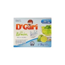 Caja Gelatina D'Gari Light Limón 20G/24P-todoymasaquí-Caja Gelatina D'Gari Light Limó