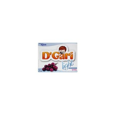 Media Caja Gelatina D'Gari Light Uva 20G/12P-todoymasaquí-Media Caja Gelatina D'Gari Ligh