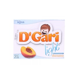 Media Caja Gelatina D'Gari Light Durazno 20G/12P-todoymasaquí-Media Caja Gelatina D'Gari Ligh