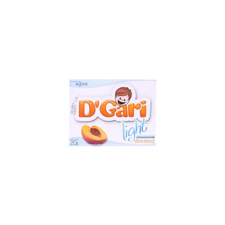 Media Caja Gelatina D'Gari Light Durazno 20G/12P-todoymasaquí-Media Caja Gelatina D'Gari Ligh