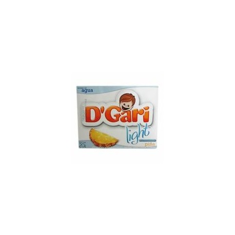 Media Caja Gelatina D'Gari Light Piña 20G/12P-todoymasaquí-Media Caja Gelatina D'Gari Ligh