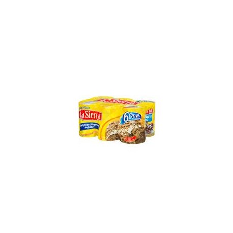 Frijoles La Sierra Negros Refritos 6P/580G - ZK-todoymasaquí-Frijoles La Sierra Negros Refri