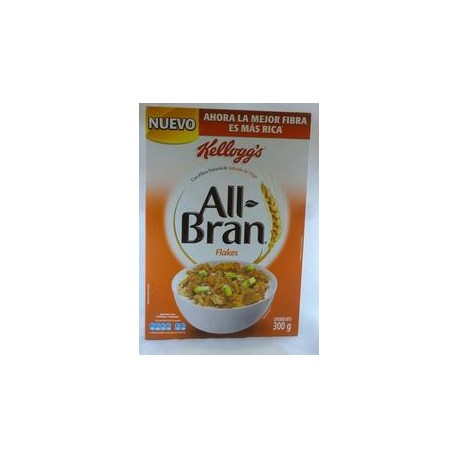 Caja cereal All Bran Flakes 300G/24P-todoymasaquí-Caja cereal All Bran Flakes 300